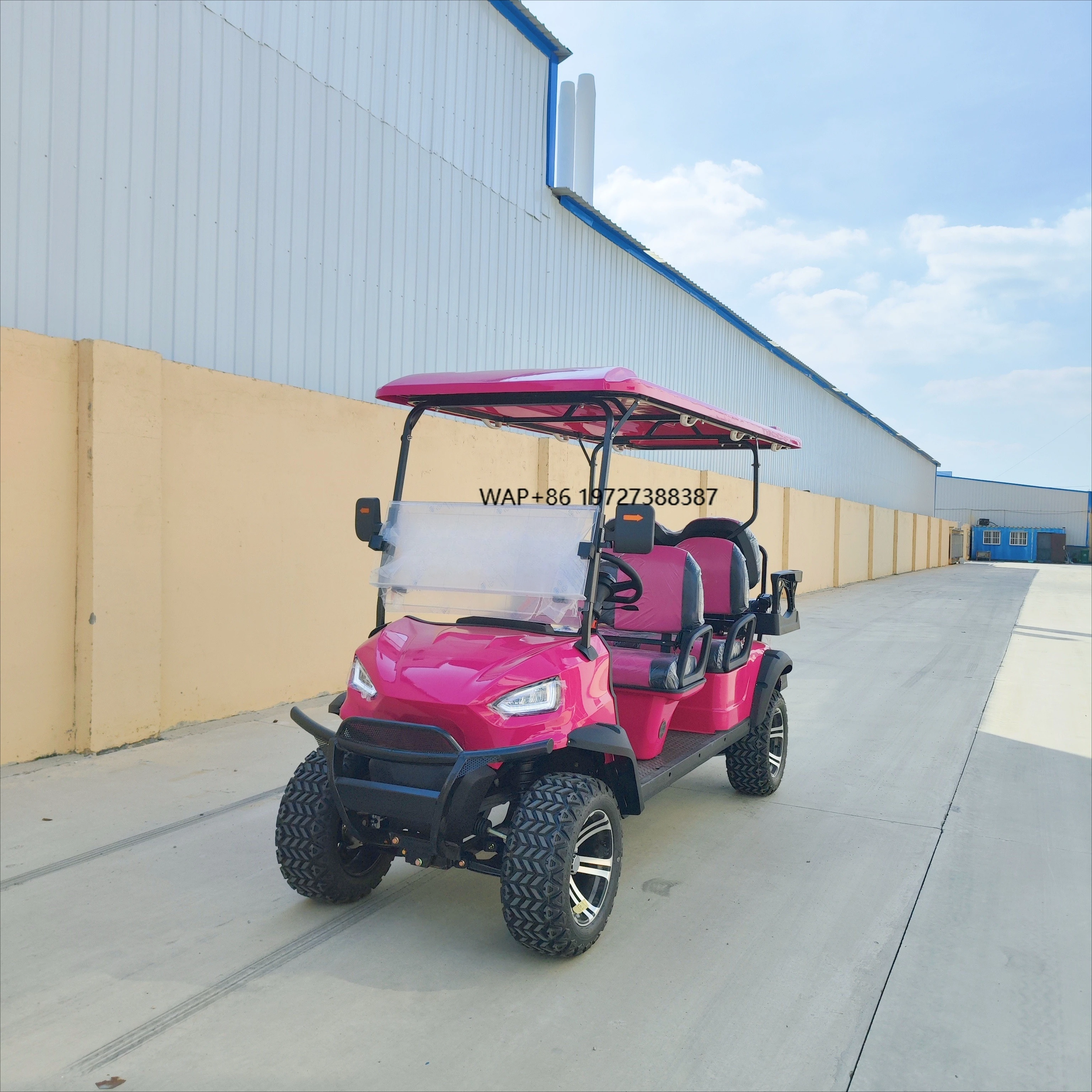 عربة جولف إسعاف قانونية للشارع الكهربائية عالية الجودة مكونة من 6 مقاعد في الصين تعمل بجميع الأجهزة مع صندوق شحن متاح للبيع