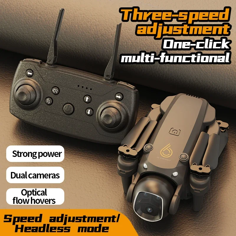 طائرة بدون طيار بكاميرا مزدوجة 8K HD XS6 VR - محرك بدون فرشاة وواي فاي 5G، لعبة كوادكوبتر صغيرة لتحديد موضع التدفق البصري