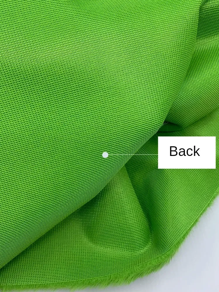 Thickening Fur Fabric By The Meter for Coats Clothes Blankets Sewing Imitation Rabbit Hair Textured Cloth Smooth and Comfortable