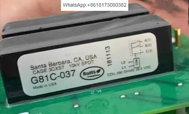 

High voltage vacuum relay CAGE 3CXS7 G81C-037 withstand voltage 10KV