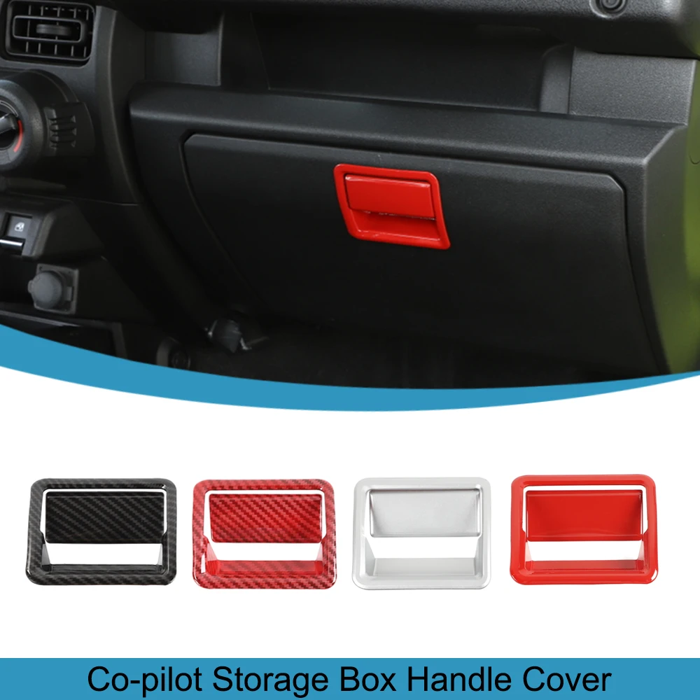 

Co-pilot Storage Box Switch Handle Decoration Cover Trim Stickers for Suzuki Jimny 2019-2024 JB64 JB74 Car Interior Accessories