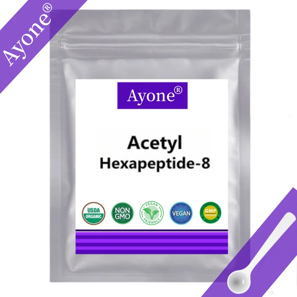 High Quality Cosmetic Material Acetyl Hexapeptide-8 Wrinkle Removing Hexapeptide Powder Skin Care Face Free Shipping