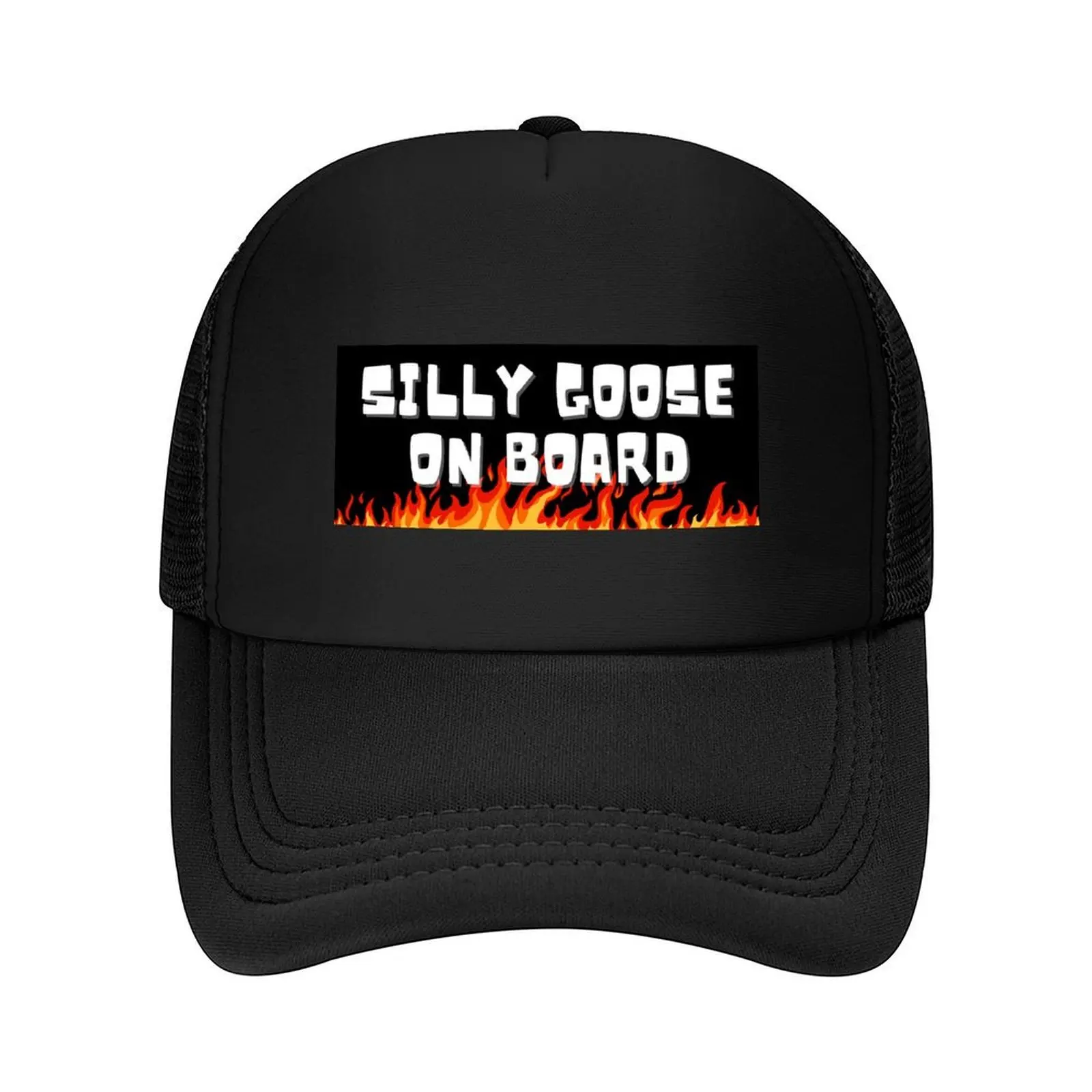 

Silly Goose on Board Bumper Sticker Baseball Cap luxury caps Hat Man For The Sun Hat Beach Visor Men Hats Women's
