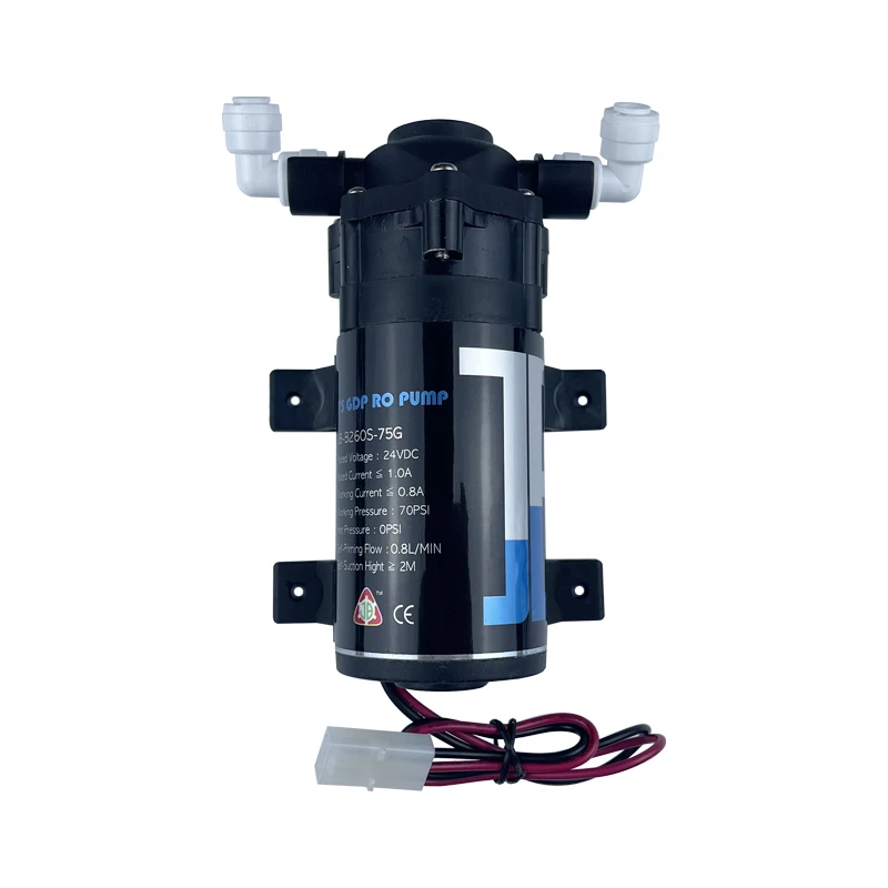 

24V DC Booster Silent Mist Pump 70PSI RO Water 75 Gallon for Garden Misting Cooling System - Efficient Outdoor Spray Solution