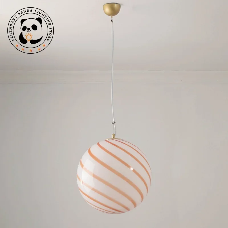 Nordic Modern Pendant Lights Originality Funny Glass Lampshade Children Room Bedroom Ceiling Chandelier LED Lighting Luminaries