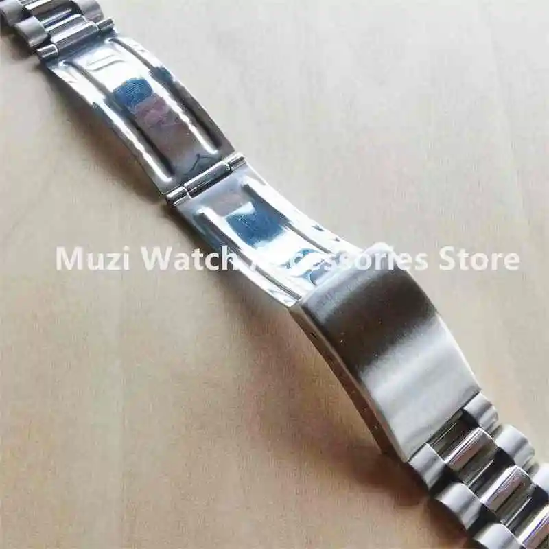 316L Stainless Steel 18mm 20mm Brushed Cruved End President Vintage Watch Band Strap Fits for  ROX SKX Watch