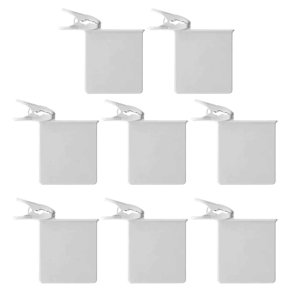 

8 Pcs Fridge Divider Clip Refrigerator Side Door Separator Hanger Grey Hanging Plastic Storage ganizer