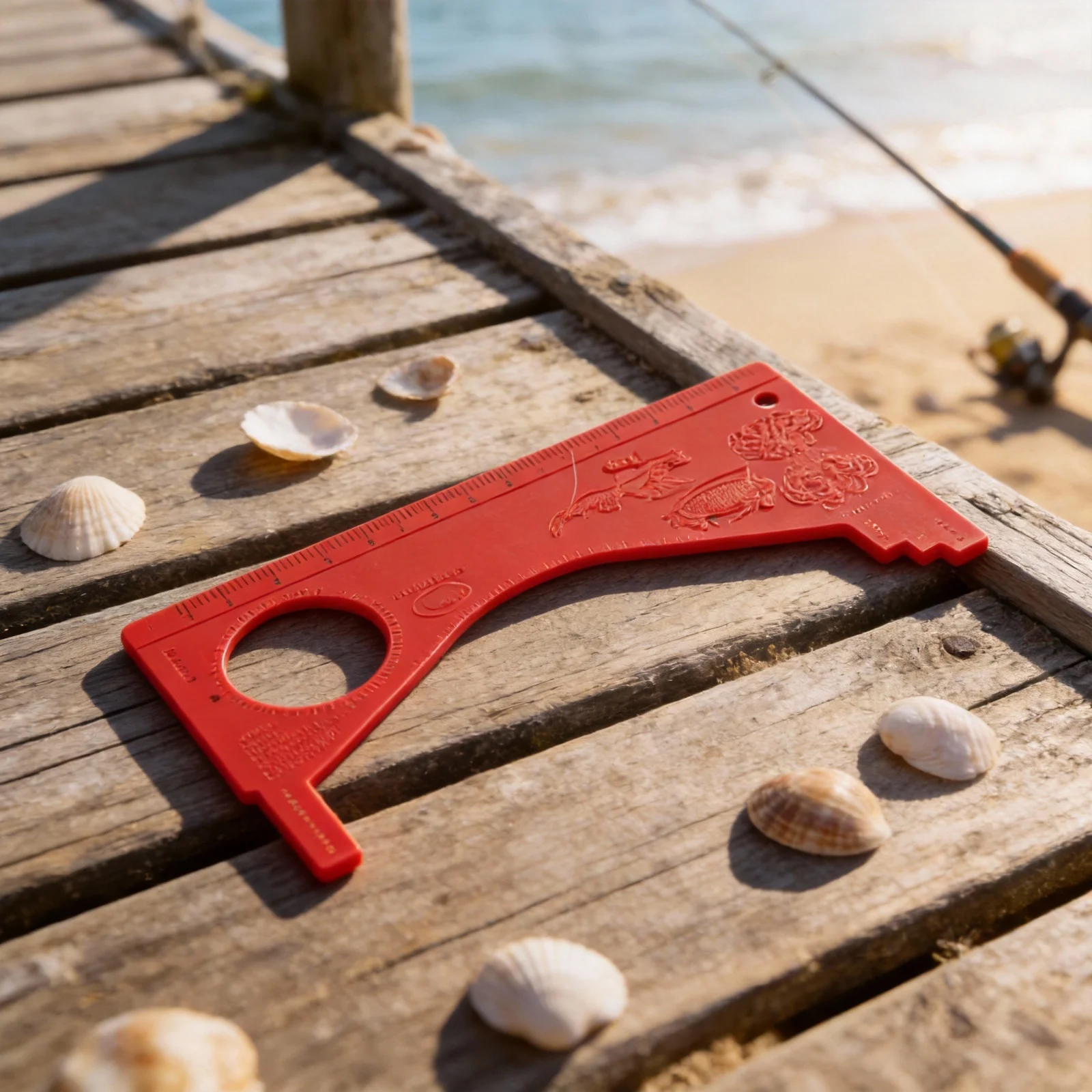 

Многофункциональный измеритель для крабов и креветок, рыболовный инструмент, многофункциональный прибор для измерения крабов, с четкими шкалами, компактный дизайн для путешествий