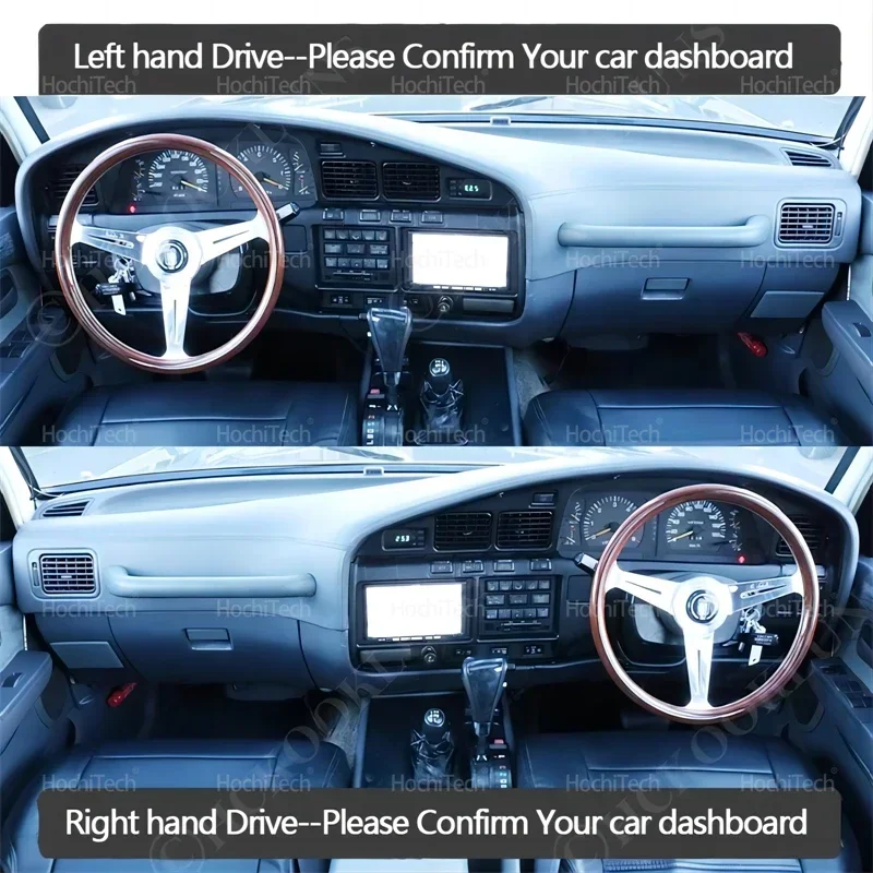 Car Dashboard Cover Avoid Light Pad Instrument Platform Cover Mat Carpet For Toyota Land Cruiser J80 LC80 1990 1991 1992
