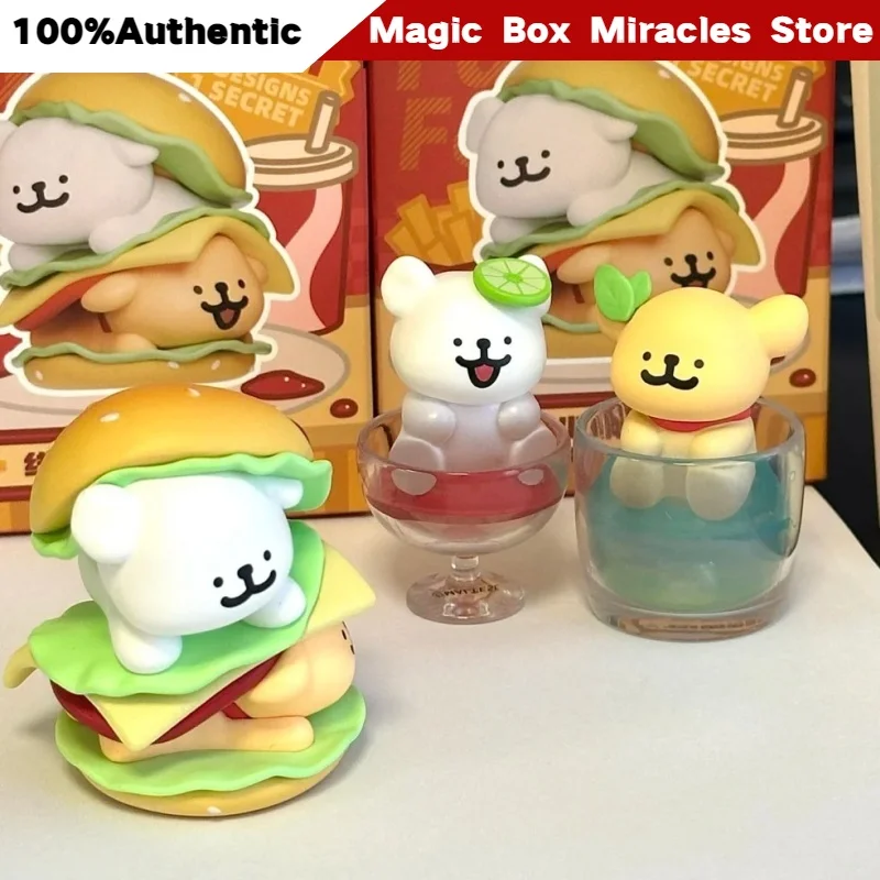 

Original Maltese Fast Food Restaurant Mini Blind Box Kawaii Figurine Desktop Decoration Desk Ornament Gift For Adult Collectors