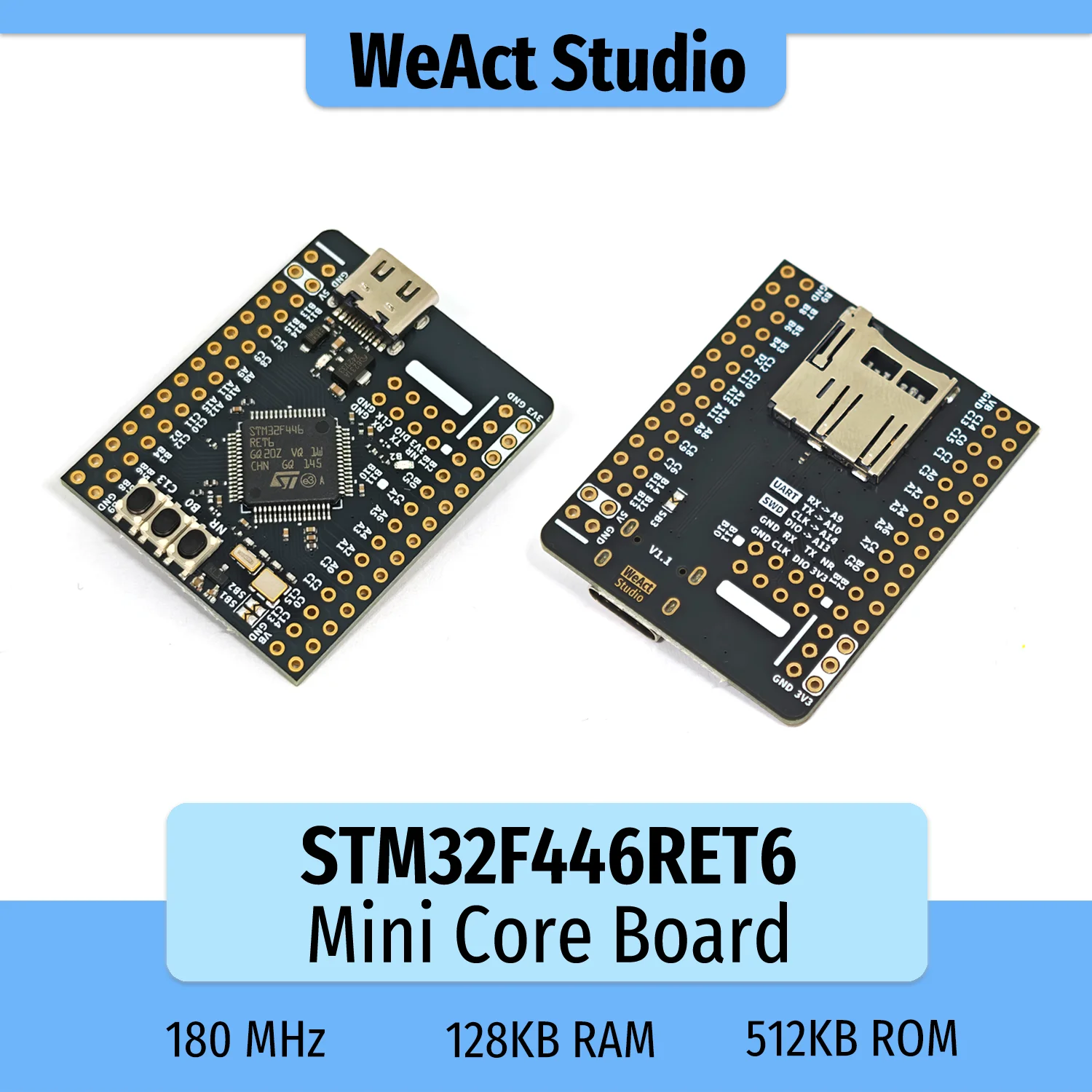 STM32F405RGT6 STM32F405 STM32F4 STM32F446RET6 STM32F412RET6 STM32 الحد الأدنى لوحة تطوير النظام لوحة تجريبية الأساسية #2