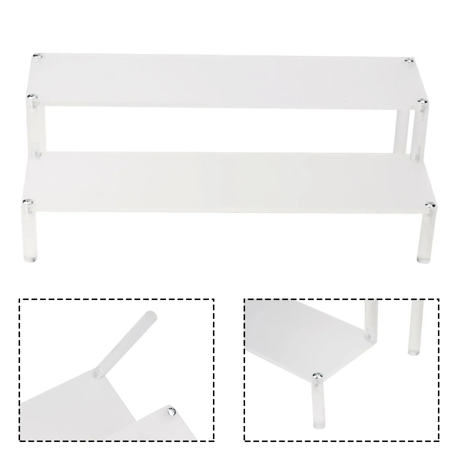 

3-уровневая витрина, прозрачная витрина, домашний декор, рабочий стол, прочная, прозрачная сборка, инструкции, легко собрать