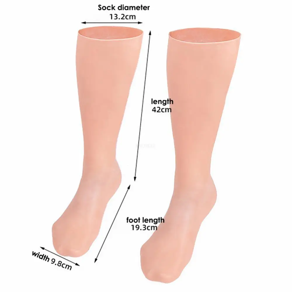 1 زوج العناية بالقدم الجوارب هلام السيليكون ترطيب مكافحة الكراك باديكير الجوارب العناية بالقدم والعناية بالجلد الميت التقشير الراحة