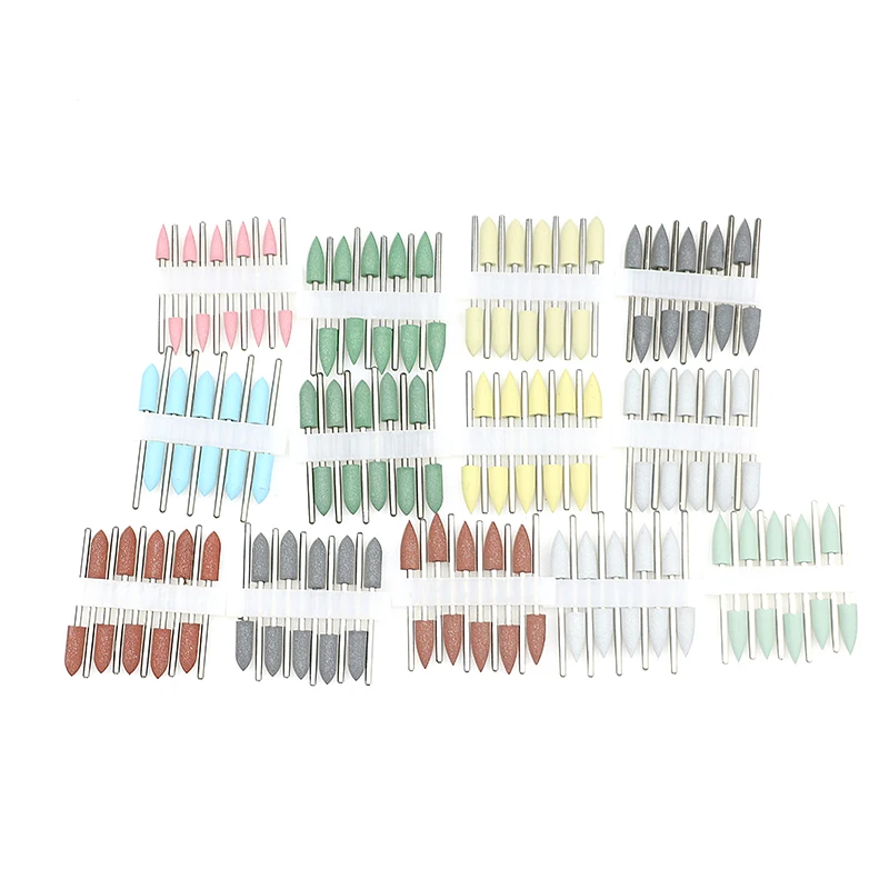 

10pcs Dental Silicone Rubber Polishers Burs Teeth Whitening Tool Dental Materials Silicone Tool