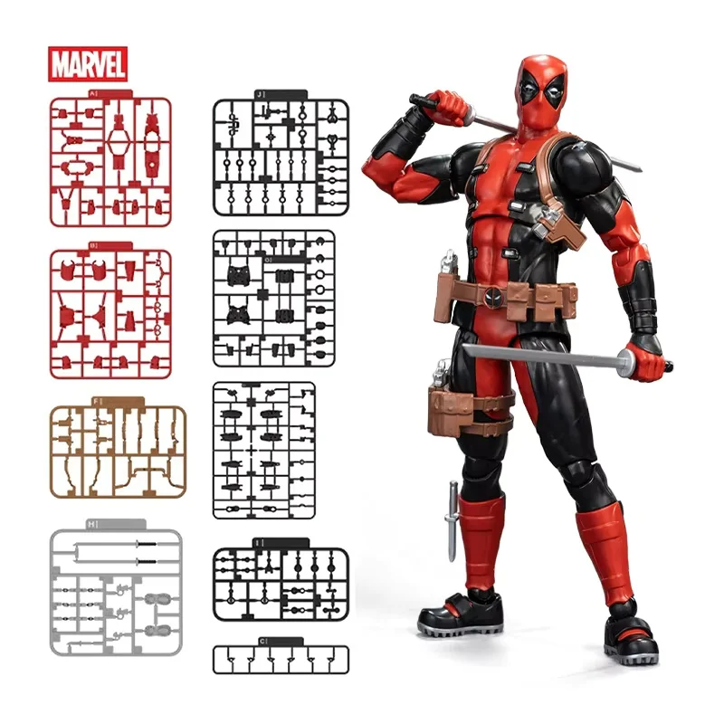 Fondjoy 15cm Deadpool Joints Movable 1/12 Assembled Toy Model Marvel Anti Heroes Anime Figure Children's Toy Gift Table Ornamen