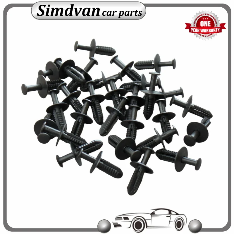 500pcs Push Type Spreader Rivets A1249900492 1249900492 For Mercedes Benz C Class CLK Classe Wheel Arch Cover 124 990 04 92