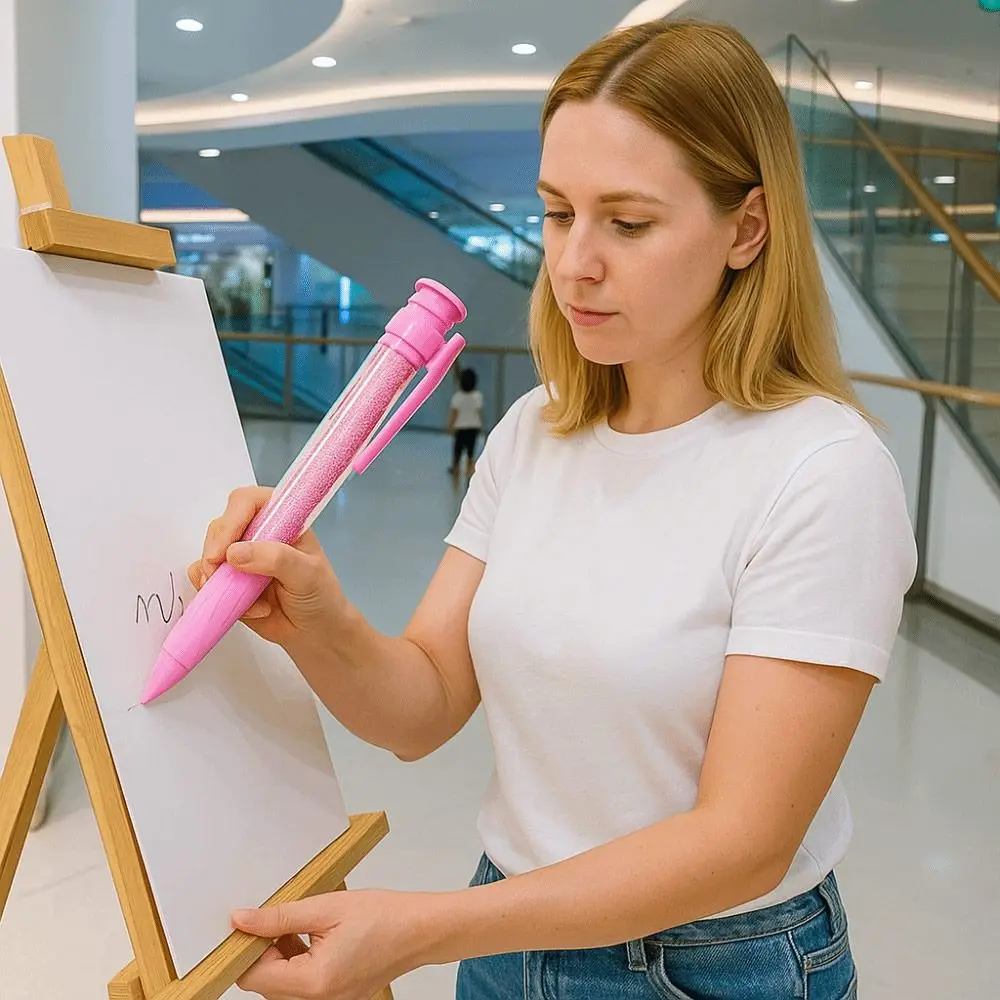 Creative Plastic Big Ballpoint Pen Stationery Novelty Toy Oversize Writting Pen Large Huge Neutral Pen Fun Gift