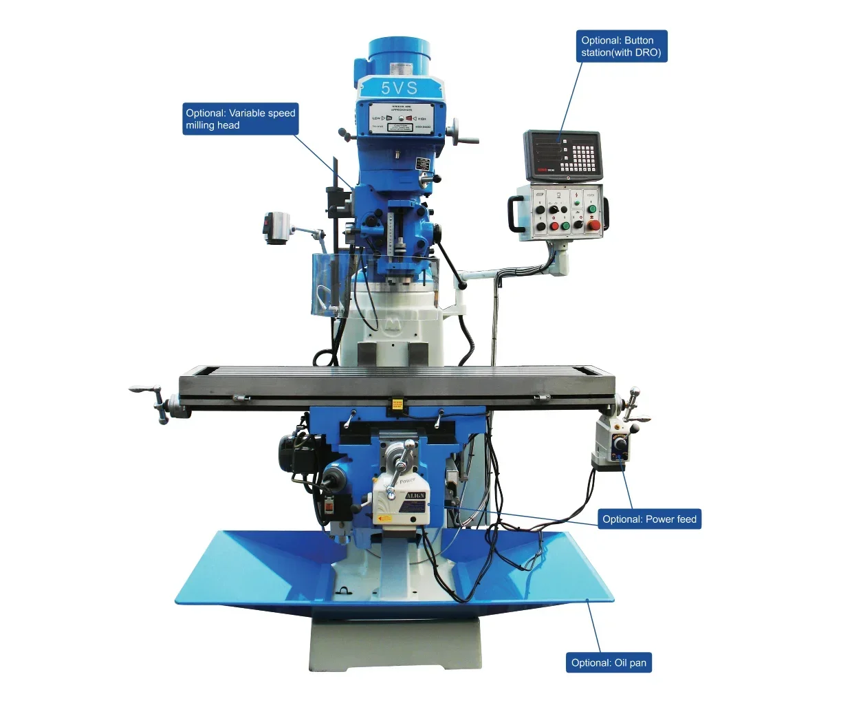 X6323A Universal Vertical Turret Milling Machine industrial milling machine manufacturers Turret Type Vertical Milling Machine