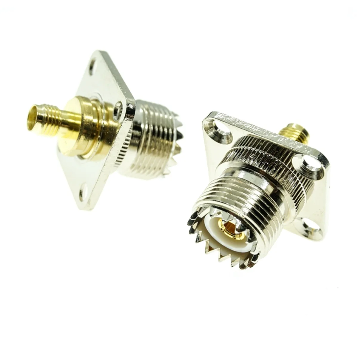 Adapter Uhf So239 Female Naar Sma Jack Flens Connector Mount Connector Rf Coaxiaal