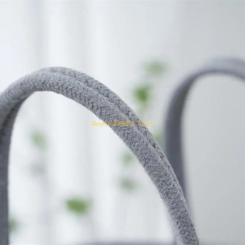 

Cotton Cloth Diaper Organizes Portable Storage Basket with Compartments Foldable Nursery Storage Bin for Baby Essential J0MF