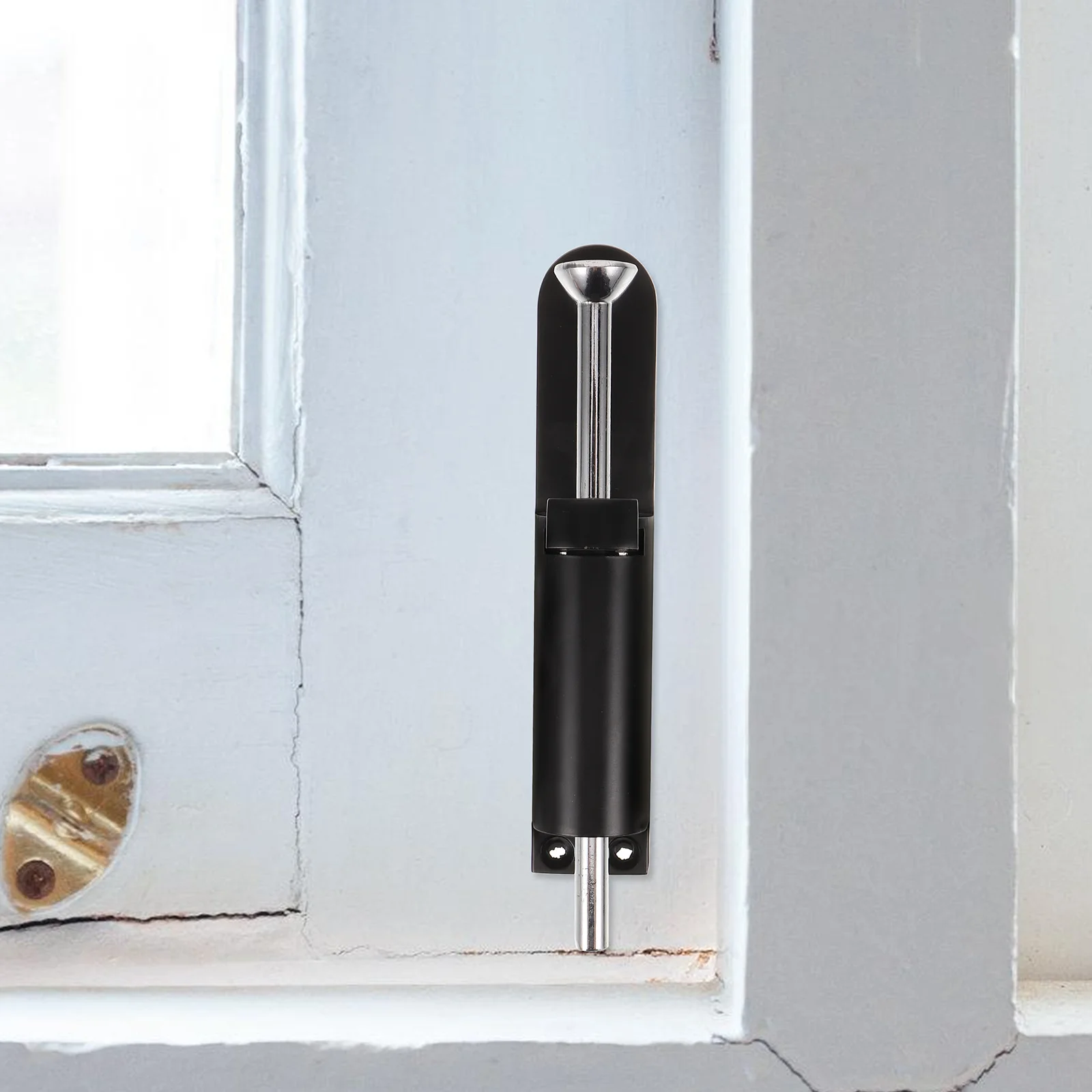 

Spring Latch Zinc Alloy Barrel Bolt Gate Door Lock Shed Hardware French Barn Drop Rod Fence Spring Loaded DoorLatch Garage Door