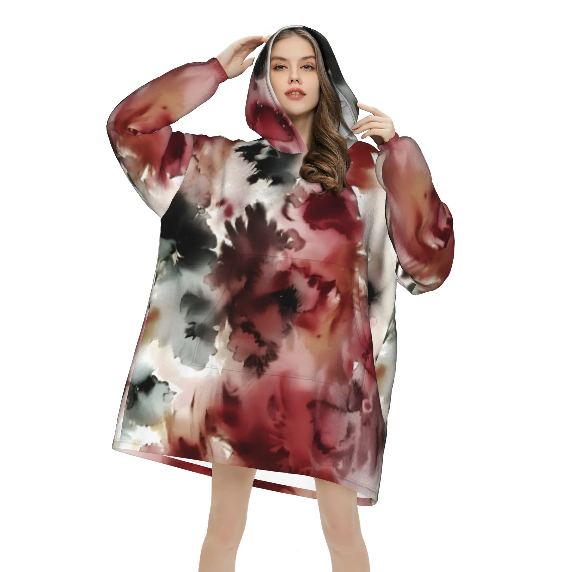 

320g plush Oversize Hoodie,loose and casual home wear,personalized outfit, Chinese style,Quality life,Oversize outfit