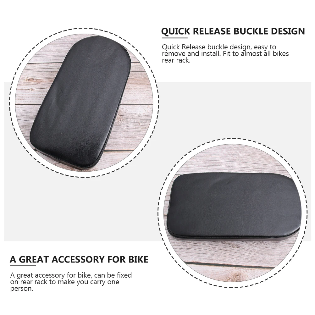 

2pcs Bicycle Seat Cushion Rear Rack Mat Bicycles Back Saddle Baby Passenger Pad Fit Mountain Electric Bike Durable