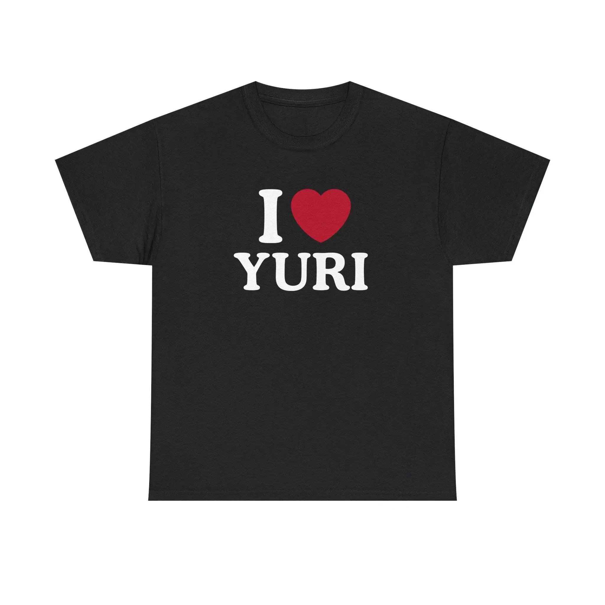 Retro I Love Yuri Shirt GL Graphic Women T-shirts for Fan Gift High-quality Unseix Sportswear Clothing Top Women's Clothing