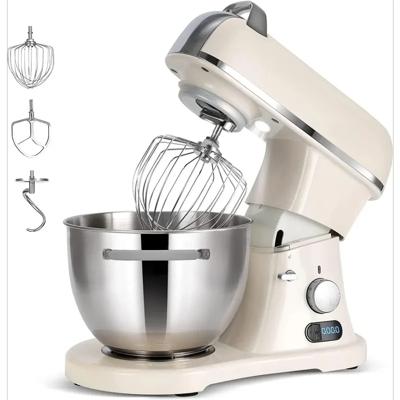 Impastatrice commerciale da terra 8,4 QT 800 W con certificazione NSF e pressofusione di alluminio, impastatrici da cucina impastatrice elettrica da cucina in metallo per alimenti Mi