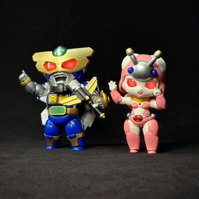 

В наличии оригинальная оранжевая кошка Sixth Bullet B-Robo Kabutack Captain Tentoleena Q-Version собранная модель игрушки