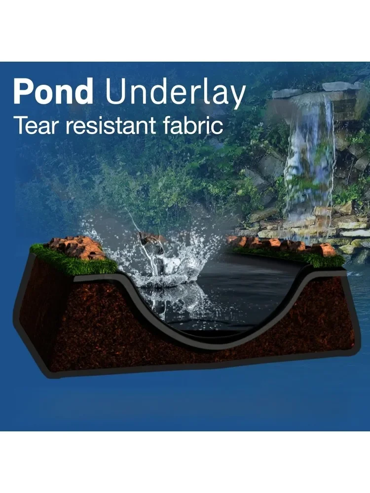 ZZW قماش Geotextile غير منسوج، 6 أقدام × 100 قدم 4 أونصة لمشاريع المناظر الطبيعية، المصارف الفرنسية، الاحتفاظ على الجدران، البطانة، #4