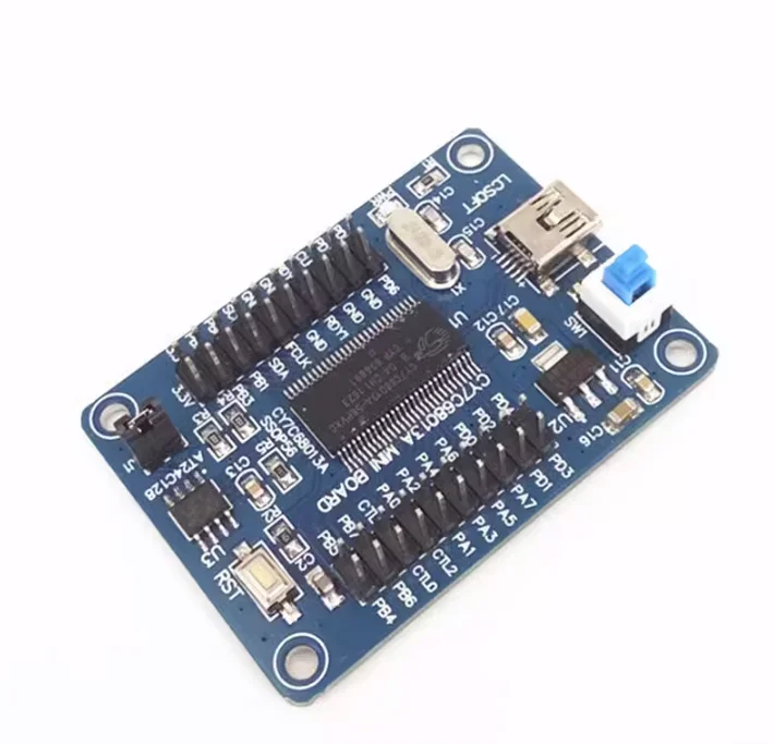 1 قطعة EZ-USB FX2LP CY7C68013A USB الأساسية مجلس التنمية USB المنطق محلل I2C المسلسل و SPI جودة عالية في المخزون