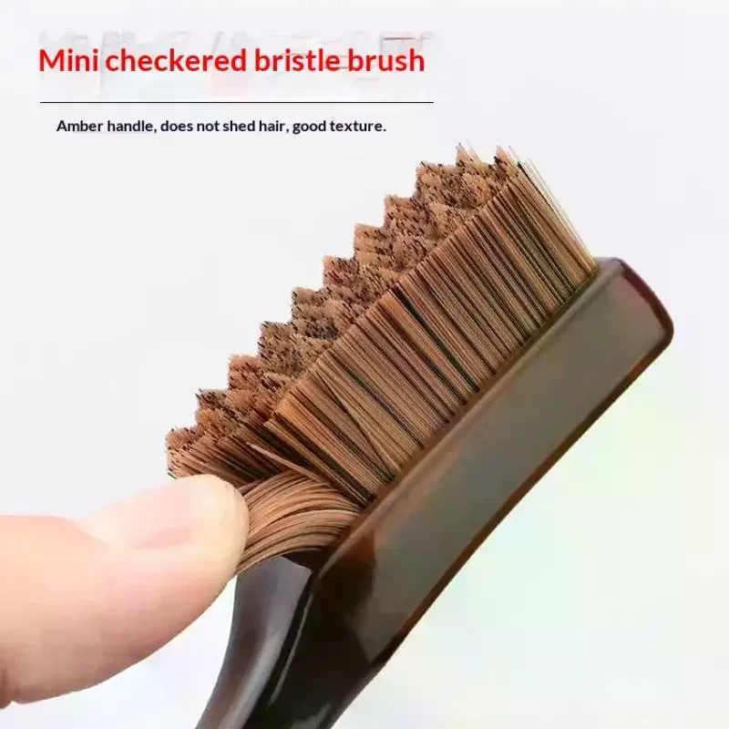 /TPz/Portable Checkerboard 10000 Bristle Antique Polishing Brush For Diamond Walnut Olive Pit Deep Cleaning Brightening New