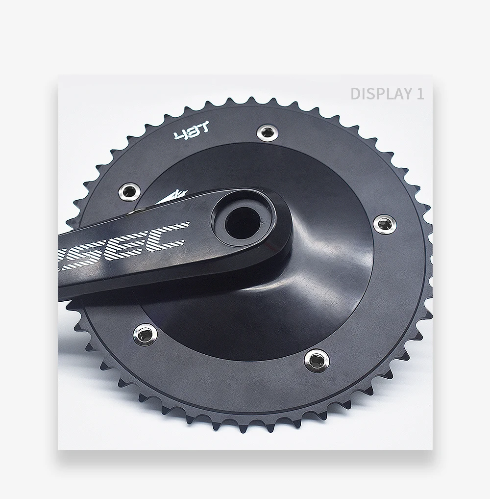 KRSEC 4 Stück Titanlegierungs-Kettenblattschrauben, Einzel- und Doppelkettenblattschrauben, Mountainbike-Kurbelschrauben 6,5/10,5 mm, Ersatzteile – Detail 7