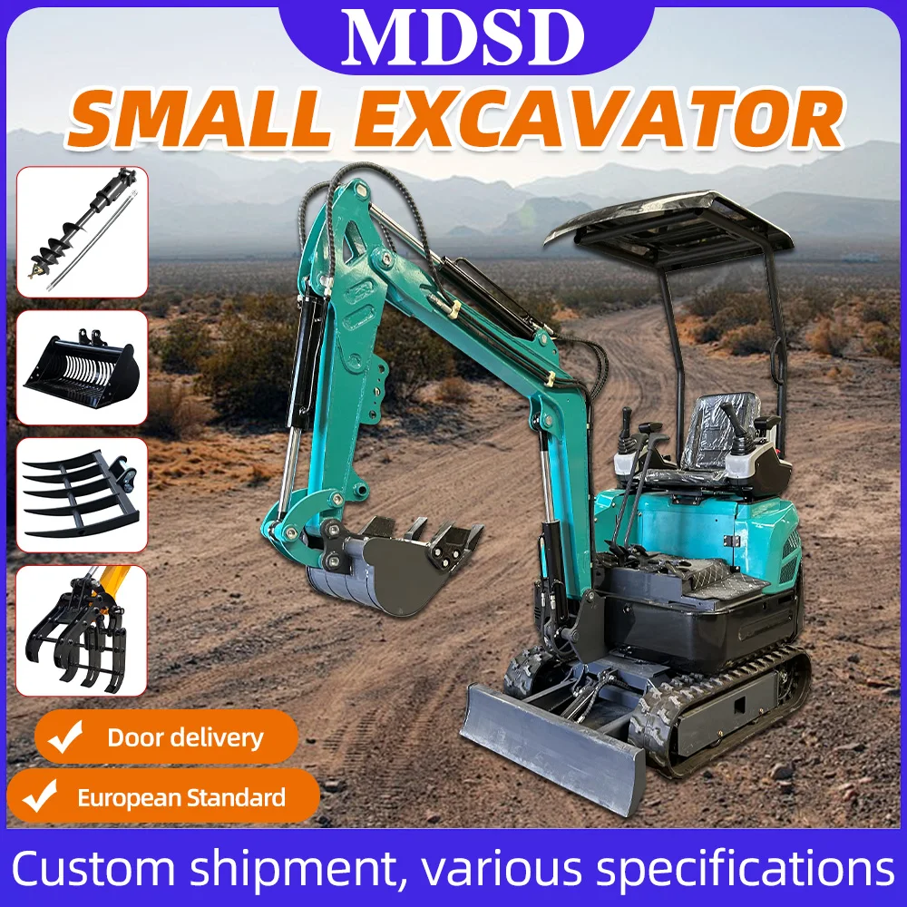 

Цена по прейскуранту завода-изготовителя, дешевый мини-экскаватор 0,8-2 т, гидравлический небольшой баггер CE/EPA, микрогусеничный экскаватор, дизельный мини-экскаватор, доставка DDP