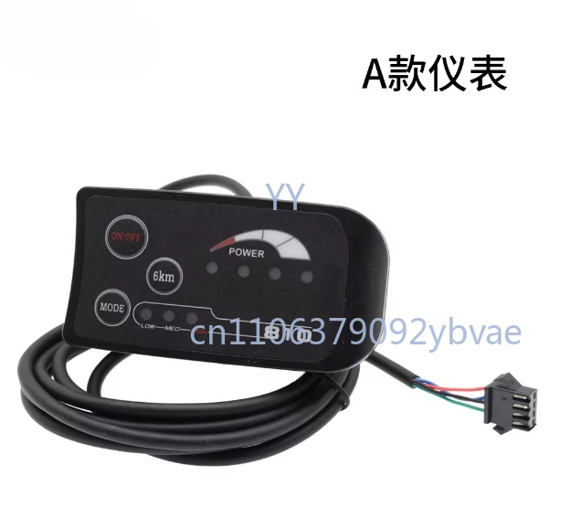 

A 24V36V48V electric bicycle LED power display meter electric bicycle