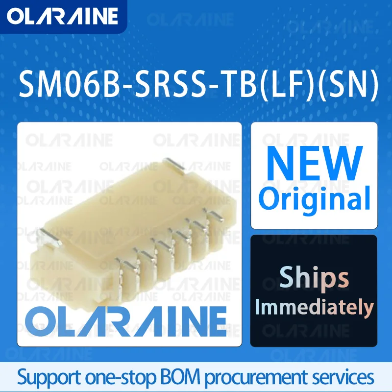 

20/50/100Pcs SM06B-SRSS-TB(LF)(SN) 100% brand new and original IC chip Connector headers and wire housings 6 Position