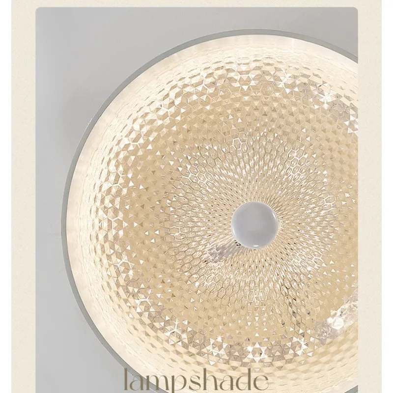 الفرنسية مصمم كريم نمط الفن نحت قلادة أضواء LED تركيبات الإضاءة الحديثة غرفة نوم مطعم غرفة المعيشة شرفة الدراسة #5