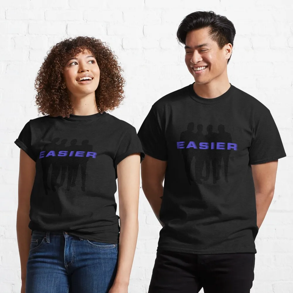 EASIER 5sos Classic T-Shirt Unisex T-shirts for Man Woman Short Summer Tees Casual Cotton New Arrival Fashions Couple's Cloths