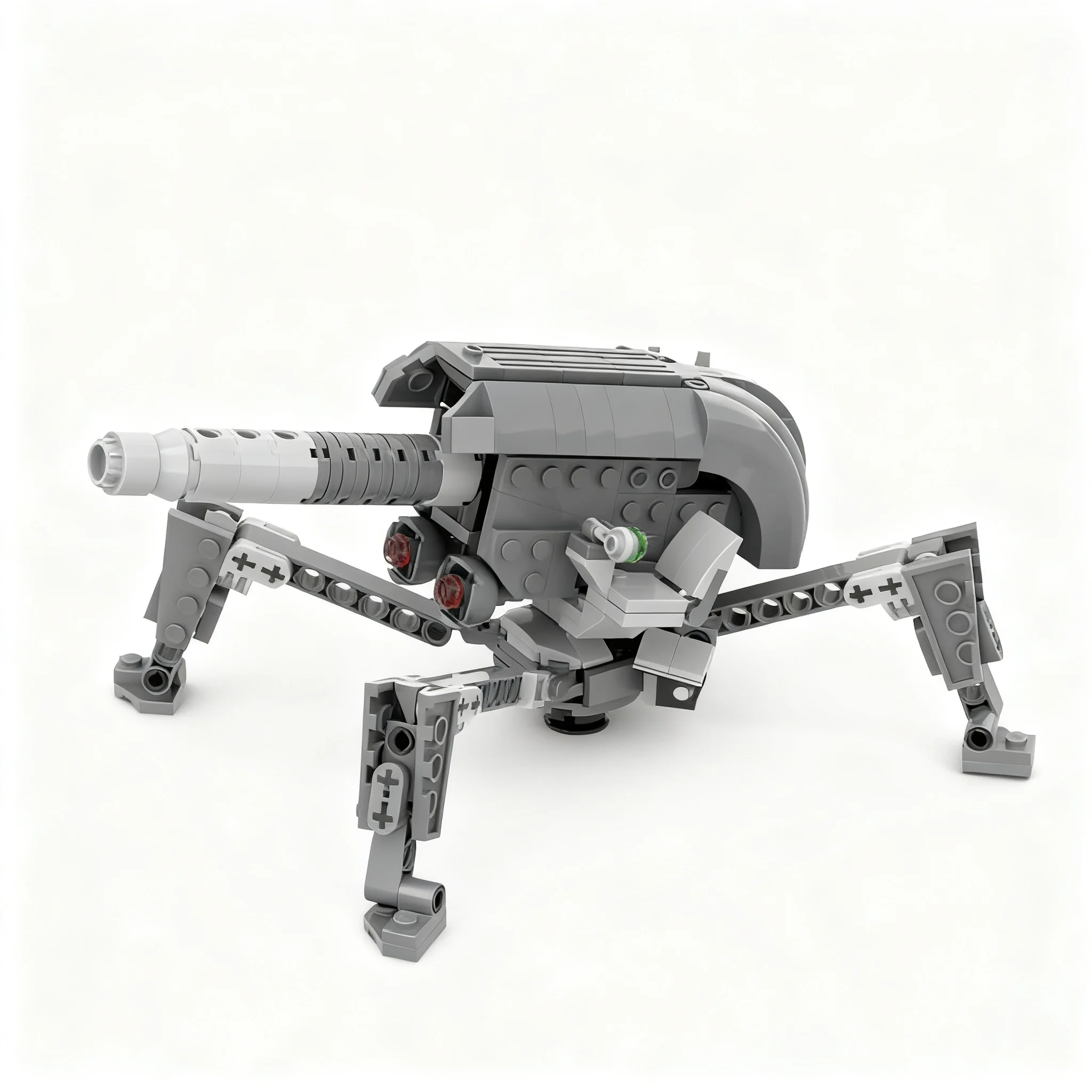 264pcs MOC Star Battle J-1 Proton Cannon Alternate Build Using Sets 75361 And 30728 Model Christmas Gift Ideas