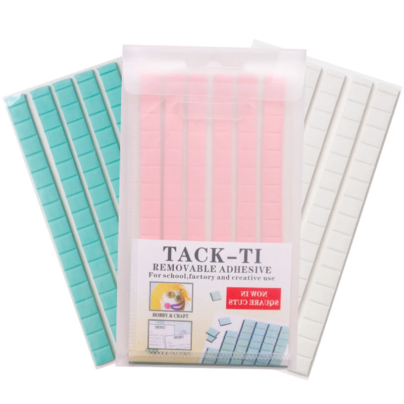 YunMoonai 96Pcs/Pack Invisible Modeling Clay for DIY Nail Art Practice Nail Art Setting Clay Nails Supplies