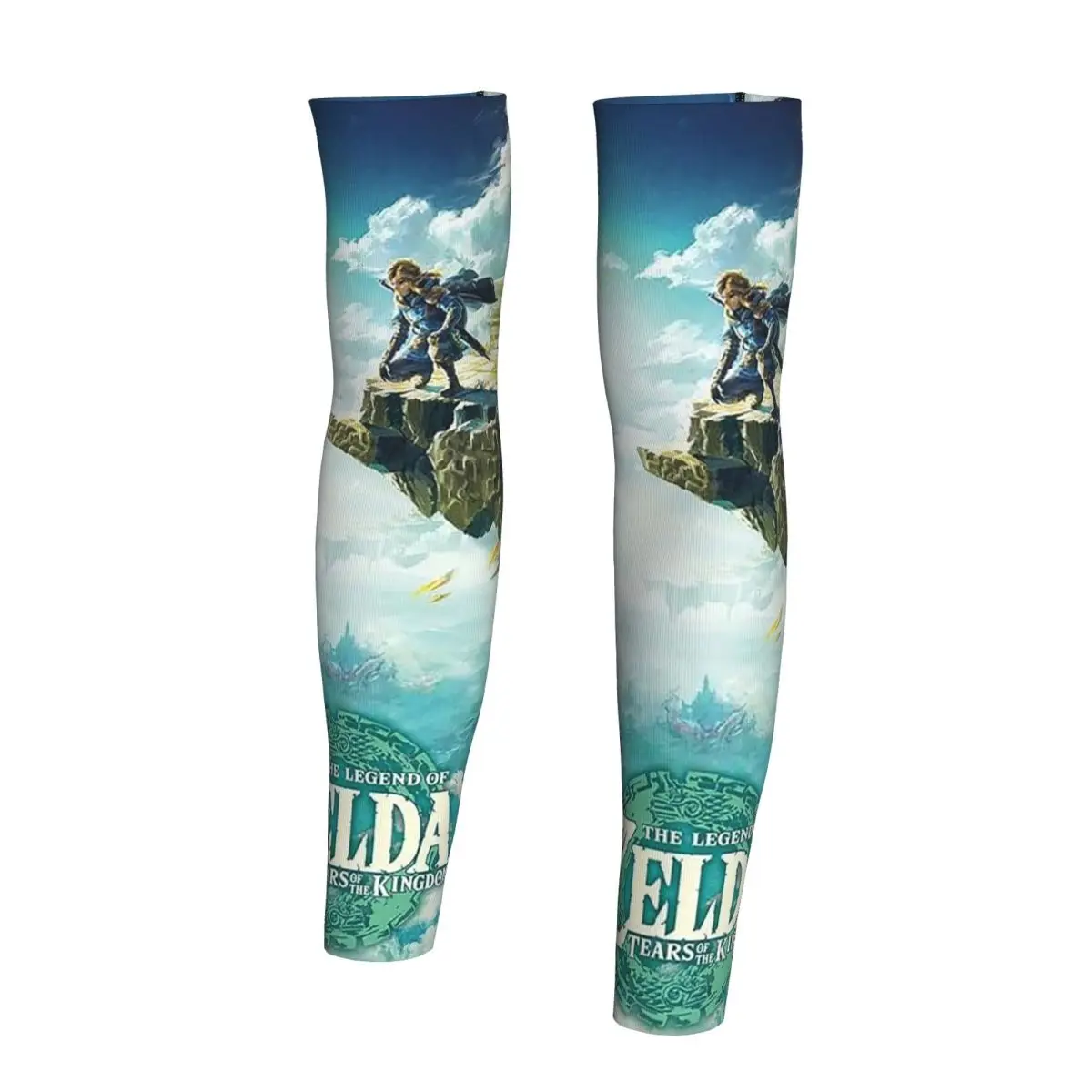 أسطورة Zeldas أكمام أذرع تبريد للرجال والنساء للحماية من الأشعة فوق البنفسجية وتغطية الوشم الرياضية والتبريد وركوب الدراجات