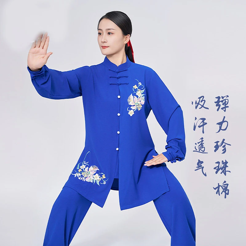 Unisex Tai Chi Suit Fall/Winter New Arrival Martial Arts Training & Performance Wear for Morning Exercise Baduanjin Practice Adu