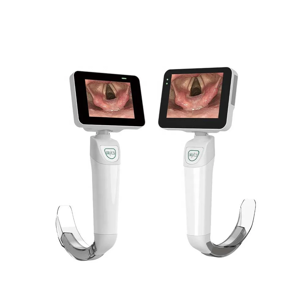 Portable Medical Visual laryngopharyngeal mirror 3 inch OLED screen Reusable ENT video Laryngoscope