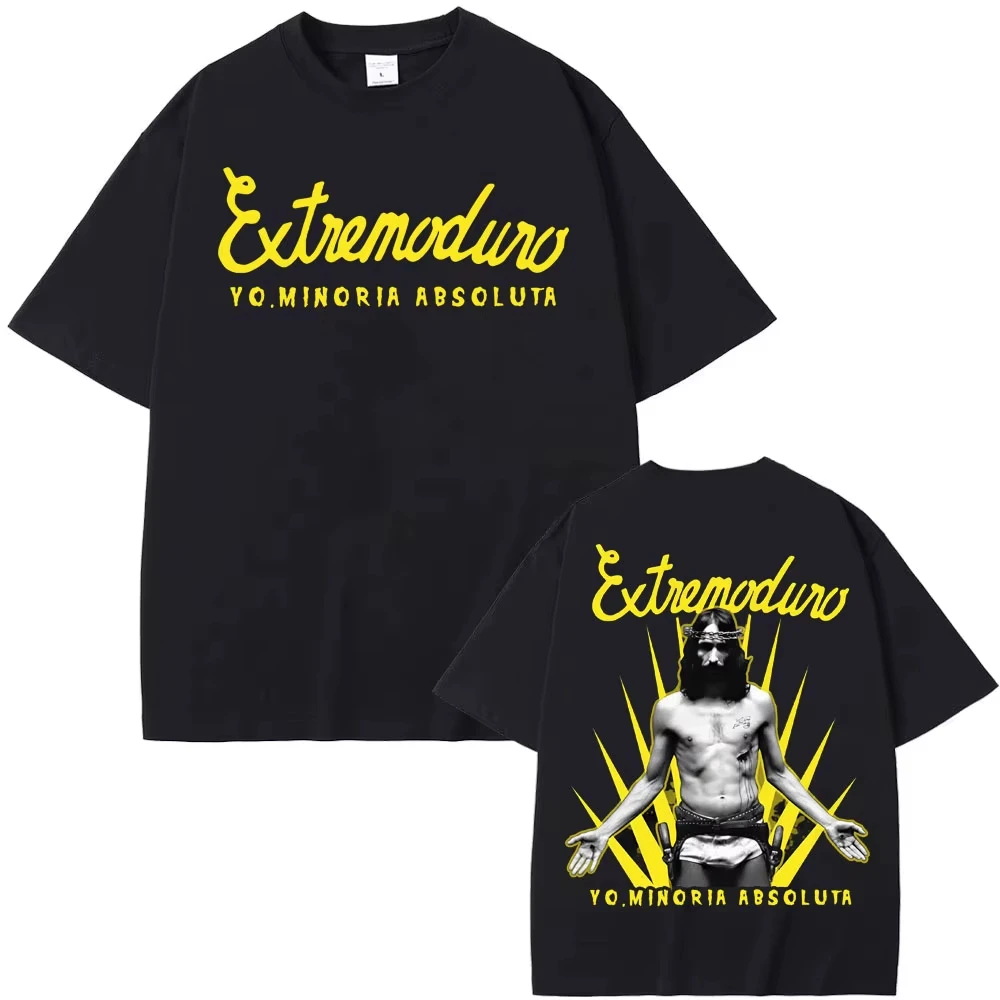Rock Band Extremoduro Tour 2025 Merch T-shirts Men Women Fashion Retro Short Sleeve T-shirt Hip Hop Punk Style Oversized T Shirt