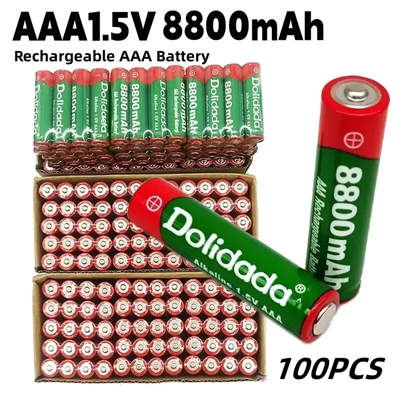 AAA Battery 1.5V Rechargeable AAA Battery 8800mAh  1.5V New Alkaline Rechargeable Battery for Led Light Toy MP3 Long Life