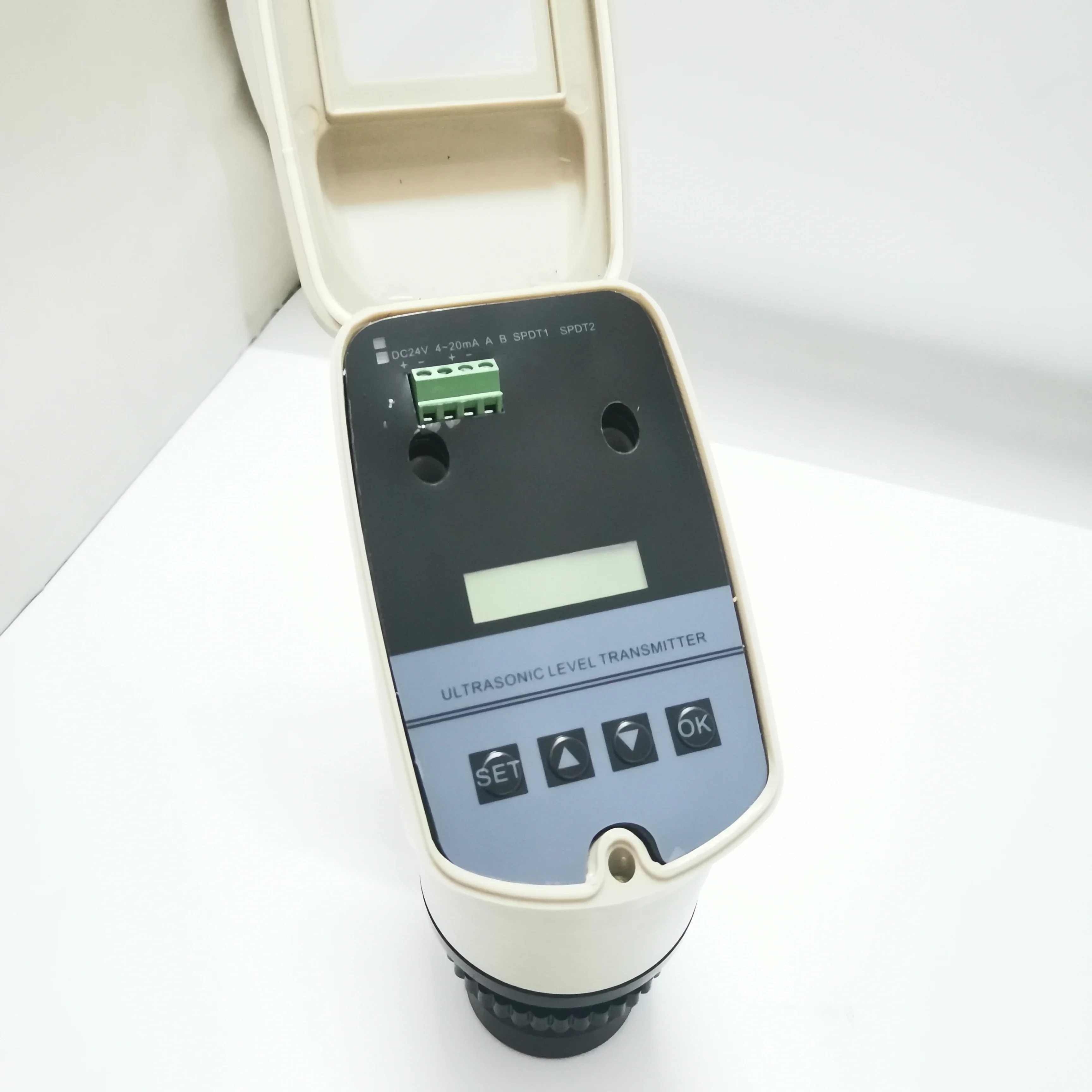 

4-20MA Ultrasonic Level Transmitter Ultrasonic Water Level Meter Gauge DC24V