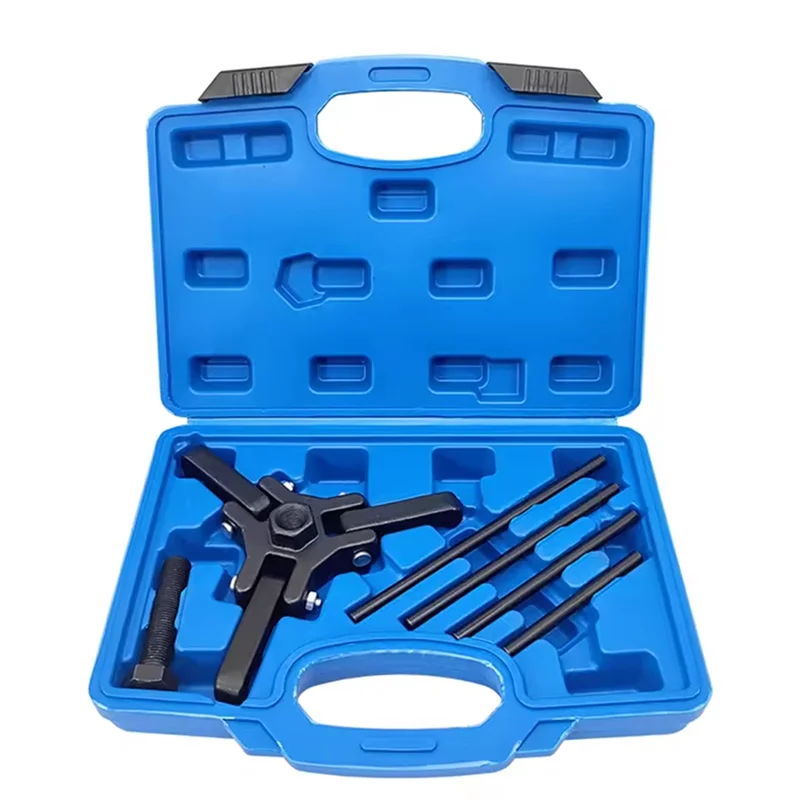 

Flywheel Crankshaft Pulley Harmonic Balancer Puller Tool Compact Heavy Duty 3 Jaw For Cars 3/8In Drives
