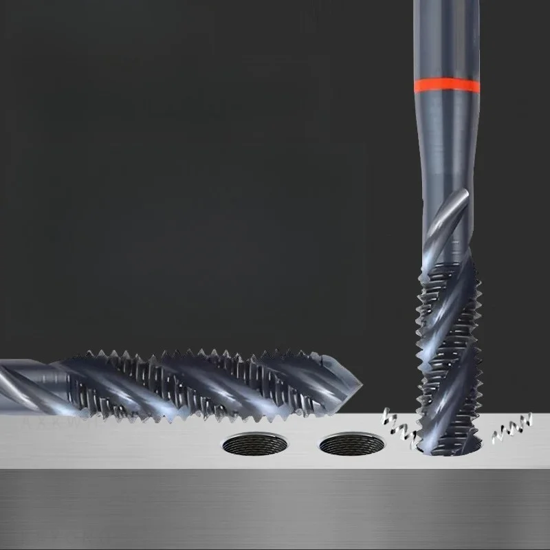 South Korea YG HSSE American INOX Spiral Pointed Tap UNC UNF0-80~10-24 1/4 5/16 3/8 7/16 1/2 9/16 5/8 3/4 7/8 1-8 With RedCircle