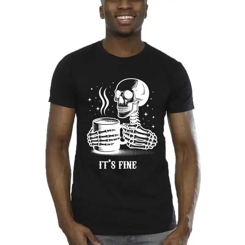 Halloween Men's Skeleton Fine T-Shirt